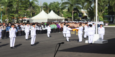 Bharami Kayika Kirani Wakili MAN 2 Ciamis sebagai Paskibraka Upacara Hardiknas dan Otonomi Daerah ke-30 Tingkat Kabupaten