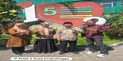 Studi Tiru ke MAN 2 Kota Probolinggo, MAN 2 Ciamis Pelajari Pengembangan Madrasah Plus Keterampilan TI