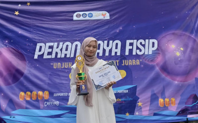 Putri Meilani dari MAN 2 Ciamis Juara 1 MTQ dalam Pekan Raya FISIP 2025
