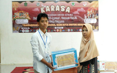 Wujudkan Pendidikan Karakter, Osis MAN 2 Ciamis Gelar Kegiatan Bakti Sosial di Panti Yatim Manarul Ulum